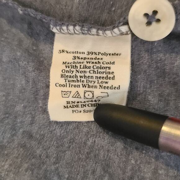 The Normal Brand Blue Short Sleeve Tee - Picture 5 of 5